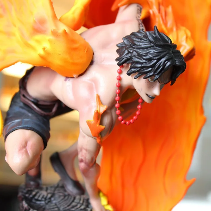 

Japenese Anime One Piece Ace Portgas D Ace Luffy Sabo Fire Fist Action Figure PVC adult Action Figures Collection Model Toys