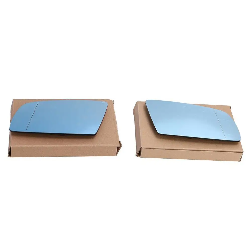 Пара голубого затонированного электрического зеркала с подогревом для BMW E60 E61 03 10