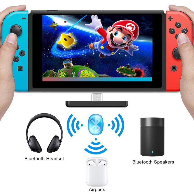 Bluetooth адаптер 5 0 для Nintendo Switch/Lite/PS4/ Transmitter игровые аудиоаксессуары с разъемом USB Type