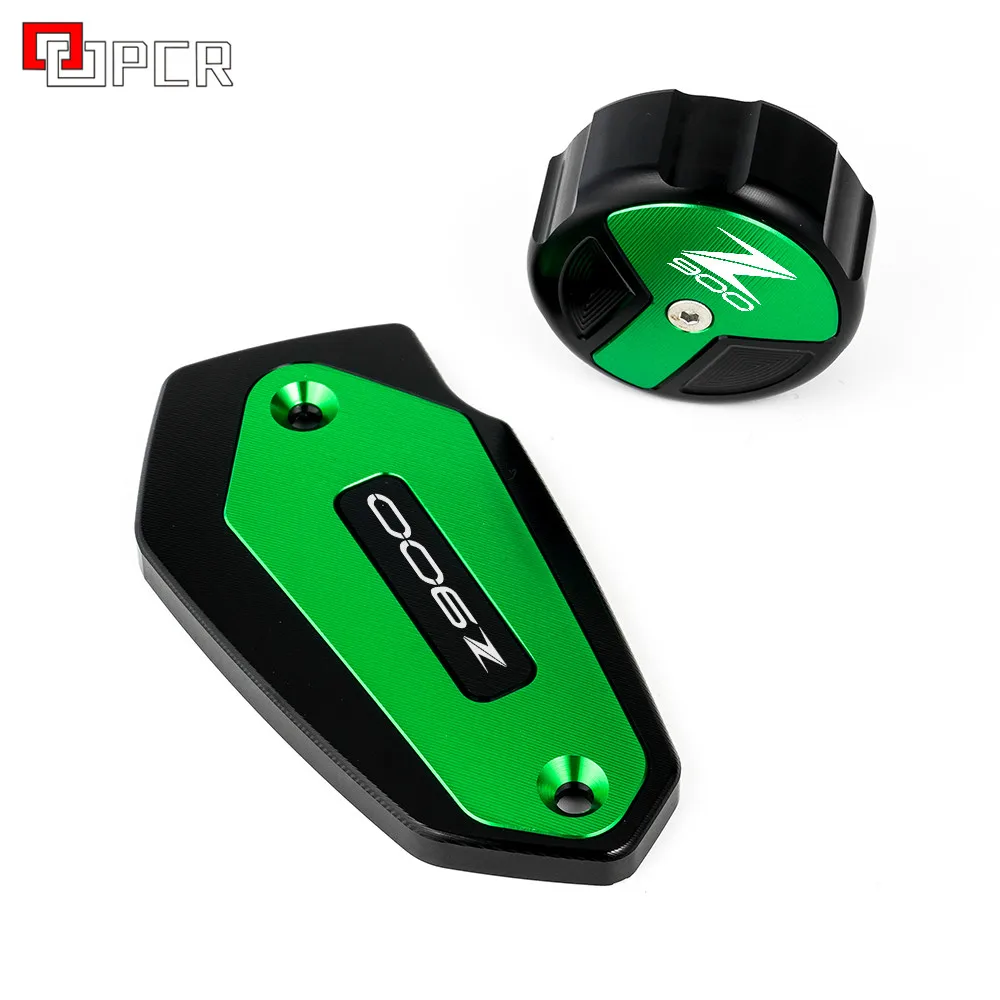 

Motorcycle CNC Front & Rear brake Fluid Cylinder Master Reservoir Cover Cap For Kawasaki Z900 z 900 2017 2018 2019 2020 2021