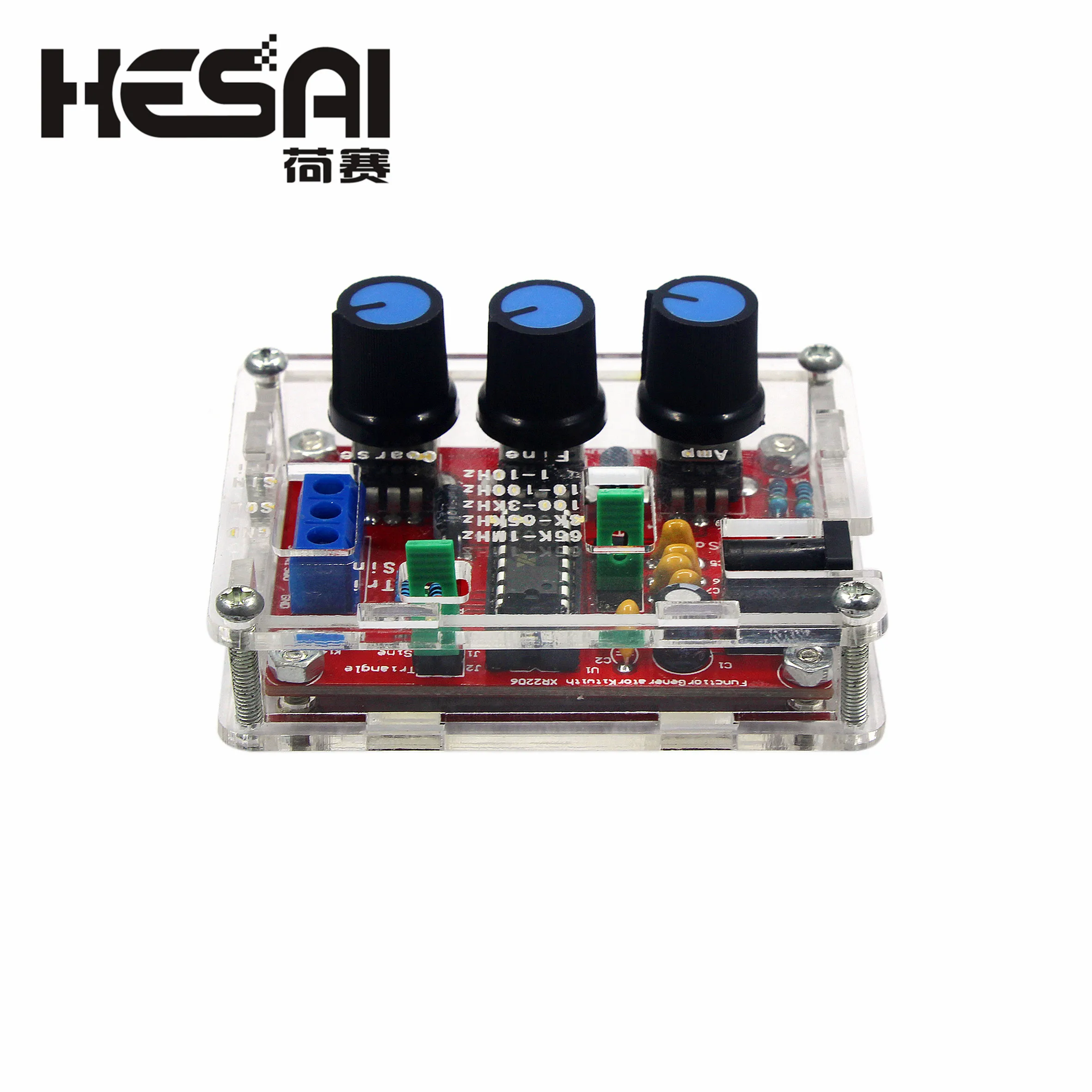 Фото XR2206 Функция Генератор сигналов DIY Kit Синусоидальный треугольник прямоугольной волны 1 Гц-1 МГц DDS с руководством №1