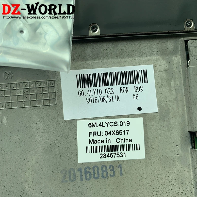 Английская клавиатура с подсветкой и корпусом C подставка для рук сенсорная