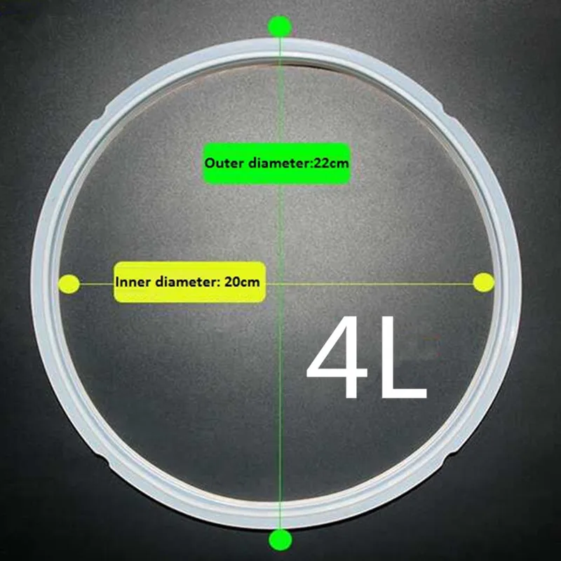 Резервуар для скороварки 4 л из нержавеющей стали с силиконовым уплотнительным