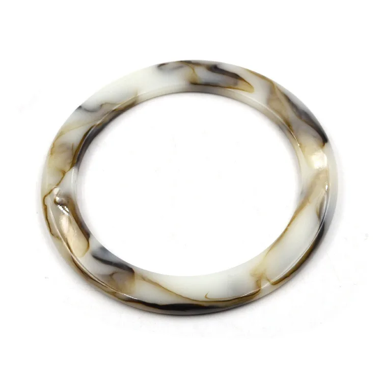 

4pcs 15cm Round Shape Resin Handle for Sewing Party Bag Handbag DIY