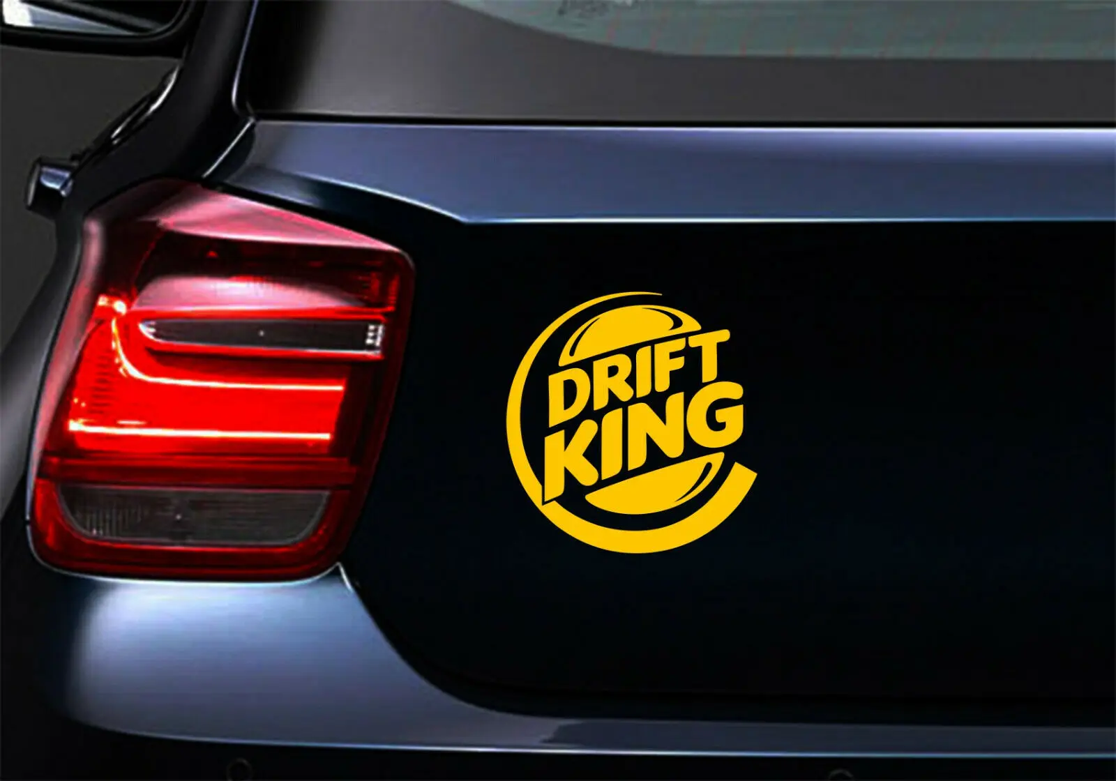 

Drift King JDM Lowered Stance Car Window Bumper Motorbike Vinyl Decal Sticker Cover Scratched Waterproof PVC