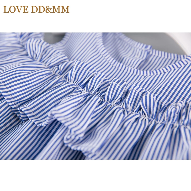 Женское платье в полоску LOVE DD &amp MM летнее без рукавов и бретелек с бантом | Детская