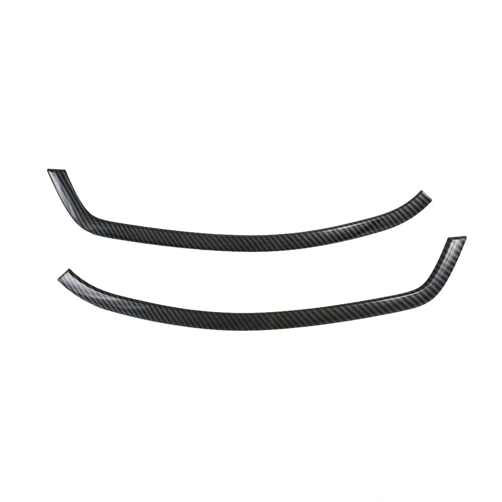 

Стикеры из углеродного волокна для Hyundai Venue 2019 2020, отделка фары, наклейка, Накладка для бровей, Декоративная полоса, стильный стикер