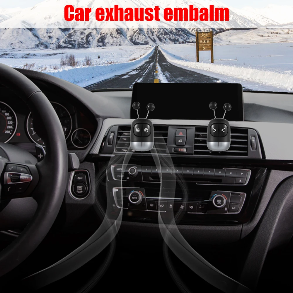 1 шт. Новый мини автомобиль ароматерапия милые Стиль робот выхода воздуха Аромат