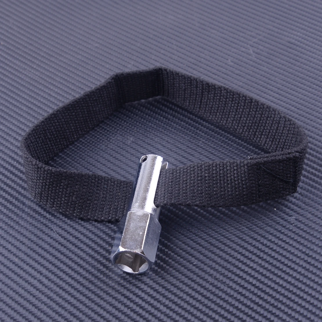 

DWCX 1/2'' Drive Socket Oil Filter Remover Wrench Removing Tool Nylon Strap Type fit for removal oil filter up to 120mm diameter