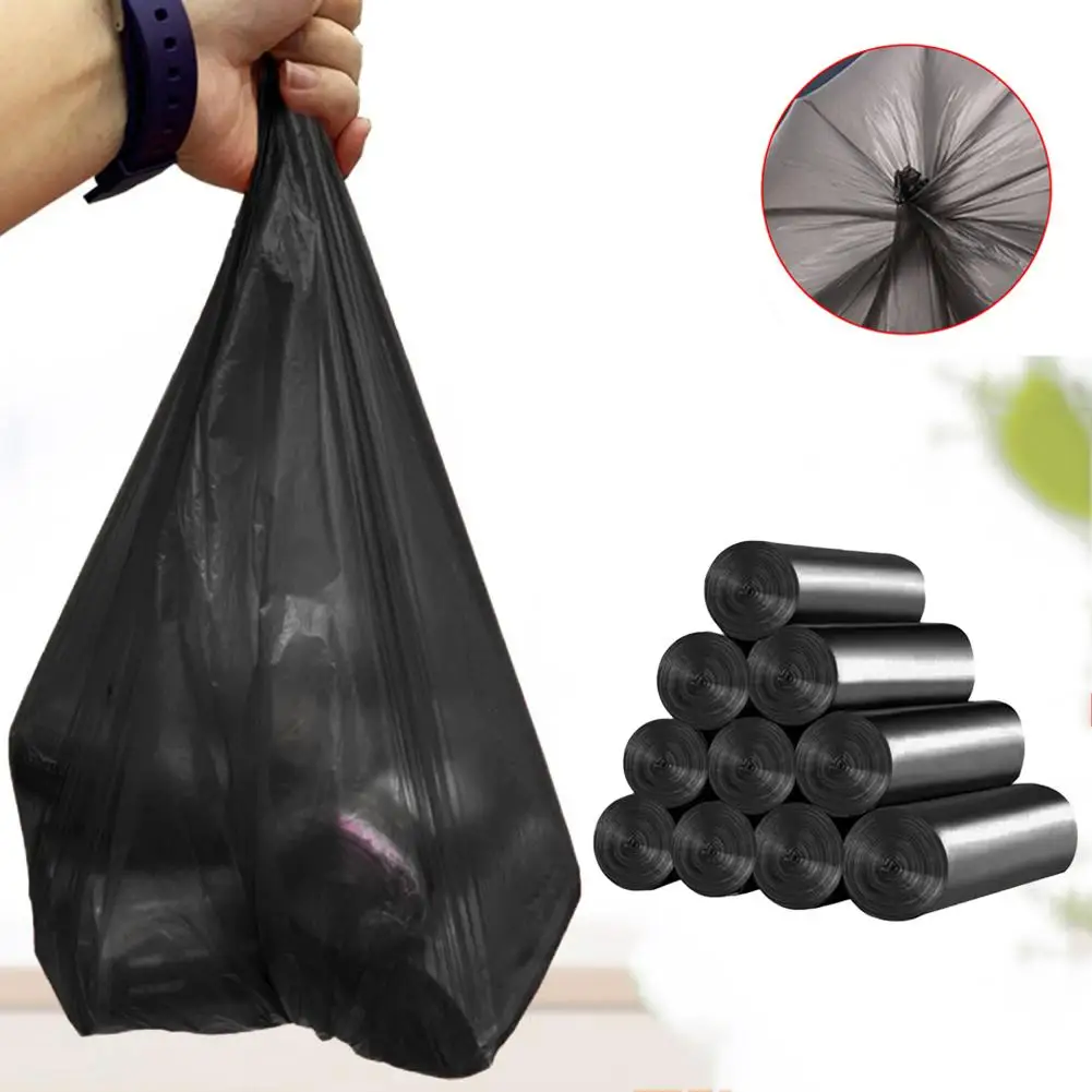 

50Pcs/1 Roll Disposable Home Office Waste Trash Rubbish Holder Pouch Garbage Bag Storage Rack Holder Kitchen Gadgets Trash Bags