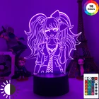 Детский светодиодный ночник Danganronpa, акриловая Настольная лампа с USB-разъемом для декора комнаты, детский подарок