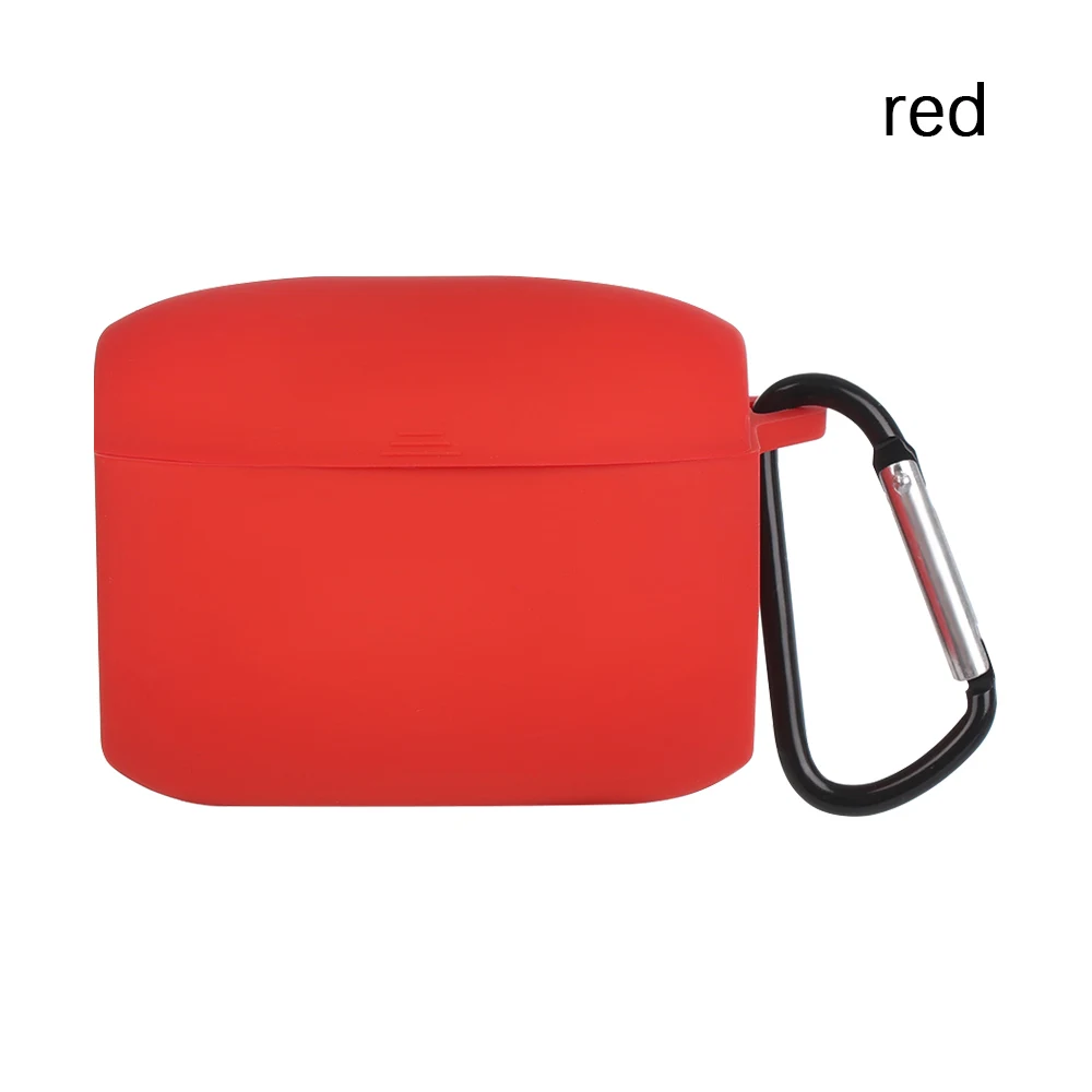red 1 наушники для ПК чехол ДЛЯ Jabra Elite 65 t Беспроводная Спортивная гарнитура силиконовый защитный чехол с анти-потерянным крюком портативные чехлы - Цвет: red