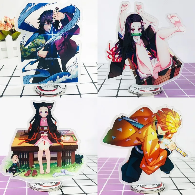 

Аниме, рассекающий демонов, киметасу, No Yaiba, Hashira, Giyuu, Muichirou, Shinob фигурка на акриловой подставке, модель для стола, реквизит для коллекции