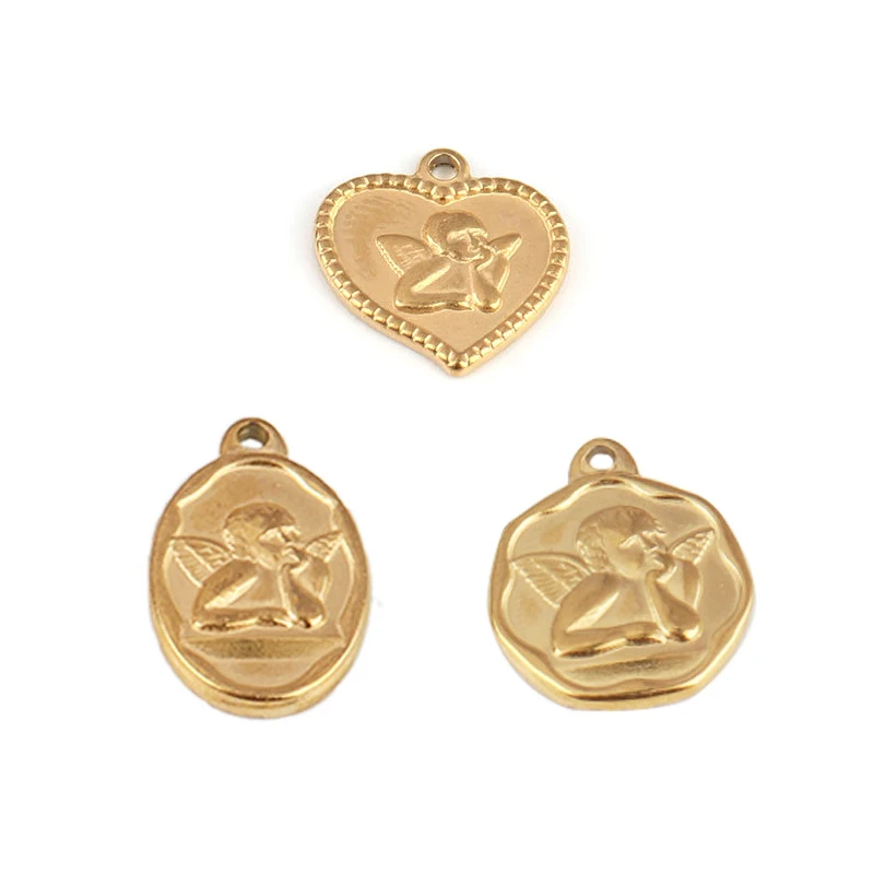 Подвеска-Ангел из нержавеющей стали 5 шт. | Украшения и аксессуары