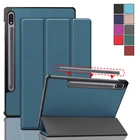 Новый 2020 чехол для samsung galaxy tab S7 T870 T875 планшет с магнитной защелкой и опцией подставки чехол для samsung galaxy tab S7 11 