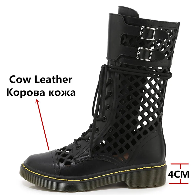 Женские ботинки с перекрестной шнуровкой FEDONAS Классические Вечерние из