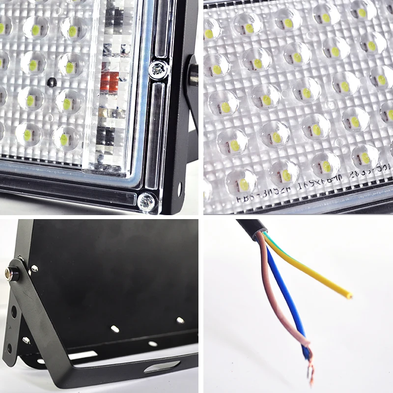 KPS RGB дистанционный Светодиодный прожектор 50 Вт 100 220 В IP65 Водонепроницаемый