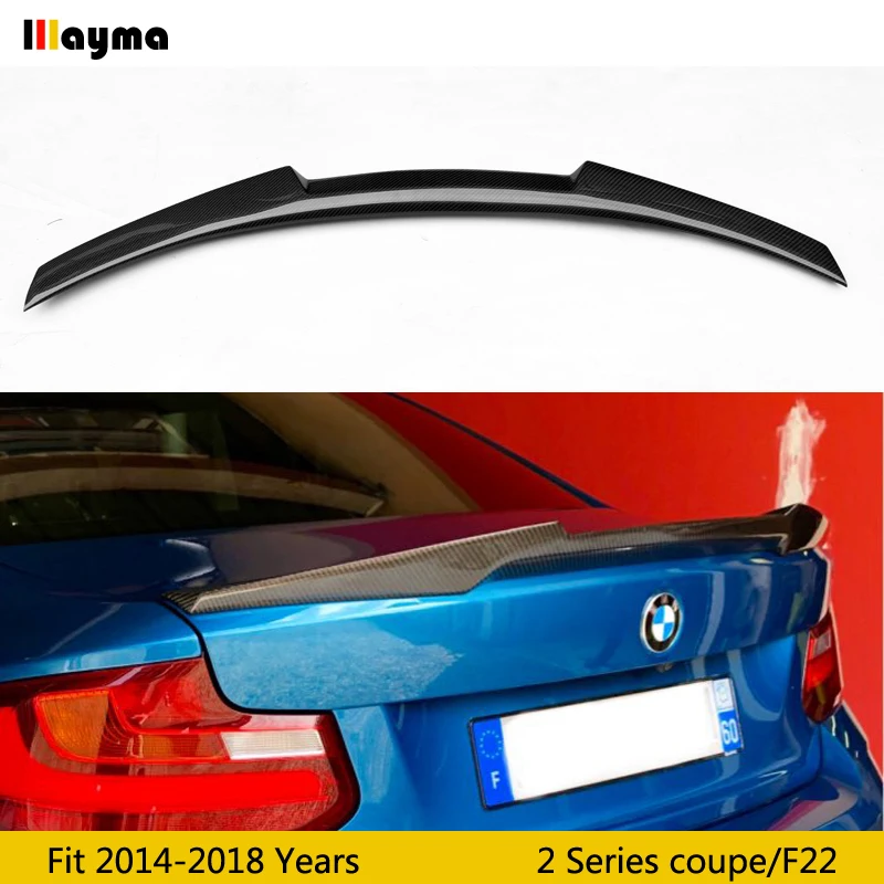 Задний спойлер F22 из углеродного волокна для BMW 2 серии Купе 220i 228i M235i M240i 2014 2018 M4