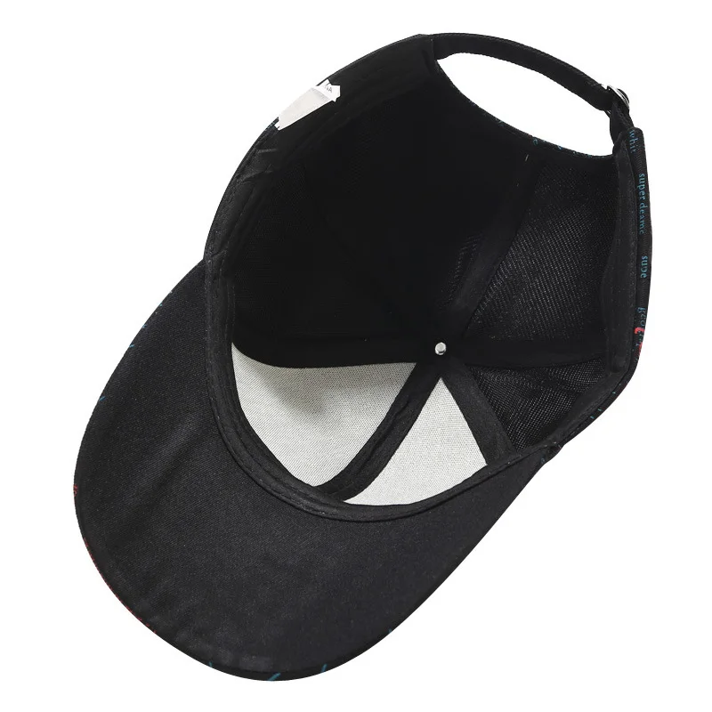 Бейсболка Мужская FS хлопковая черная белая с принтом в виде букв | Аксессуары для