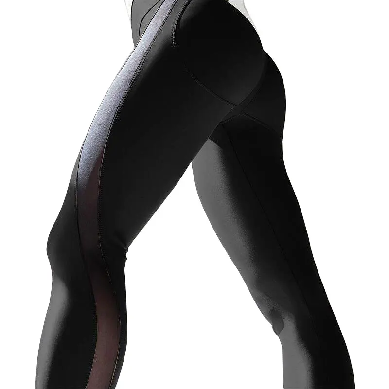 Брюки для женщин леггинсы с высокой талией быстросохнущие спортивные штаны бега