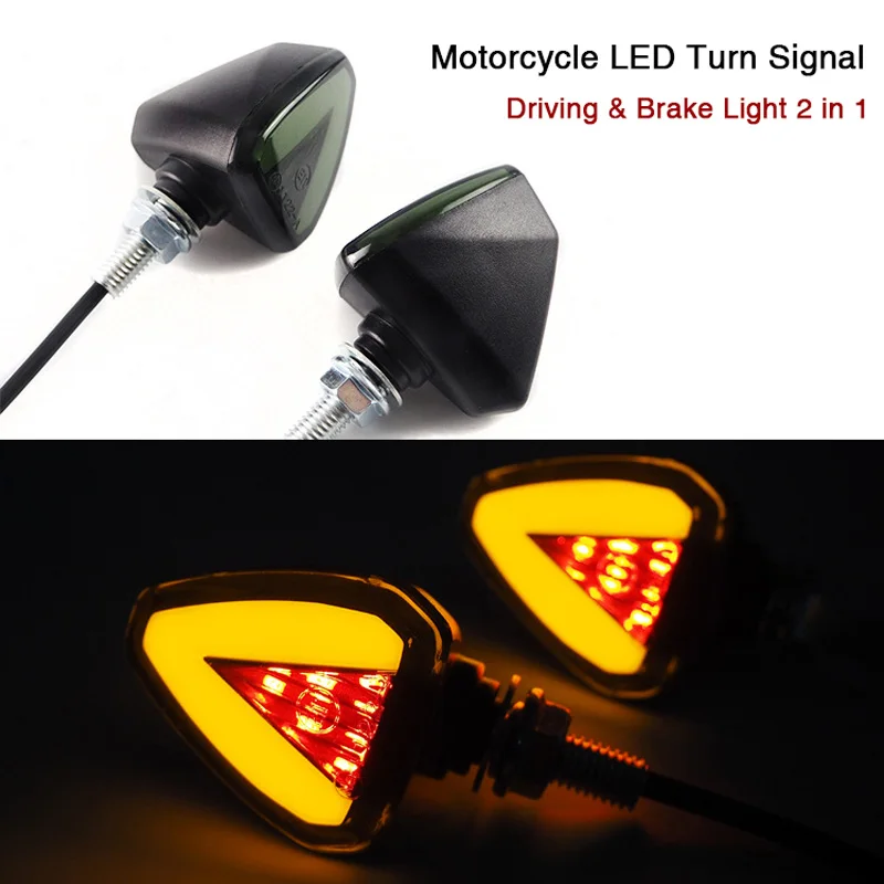 2 шт. поворотники для мотоцикла задний фонарь светодиодный модифицированный
