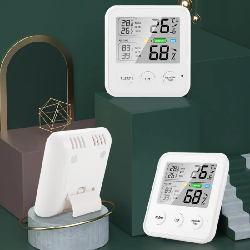 

NEW Indoor Hygrometer Thermometer Monitor Humidity Temperature Sensor In Real Time Celsius Or Fahrenheit Degree Display Optional