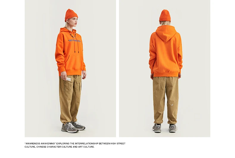INFLATION ''NOTHING NEW'' флисовые толстовки F/W Повседневная Толстовка Унисекс с простым принтом уличная мужская толстовка с капюшоном в стиле «хип-хоп» 529W17