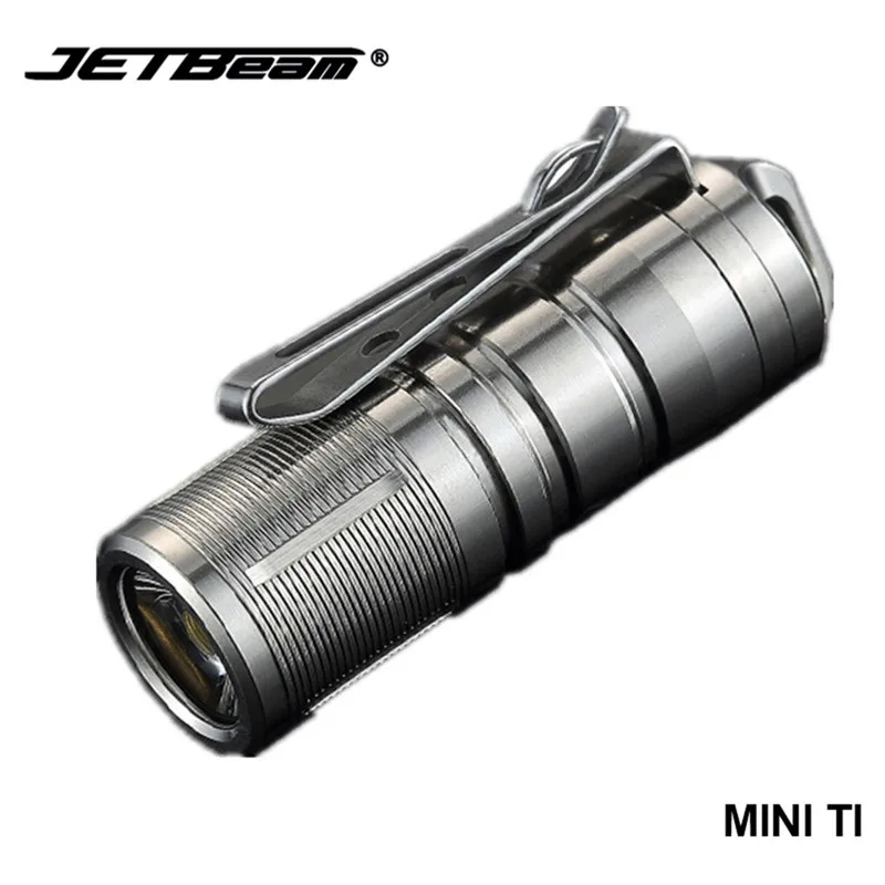 Мини фонарик Jetbeam TI Micro USB перезаряжаемый титановый брелок фонарь лампа с