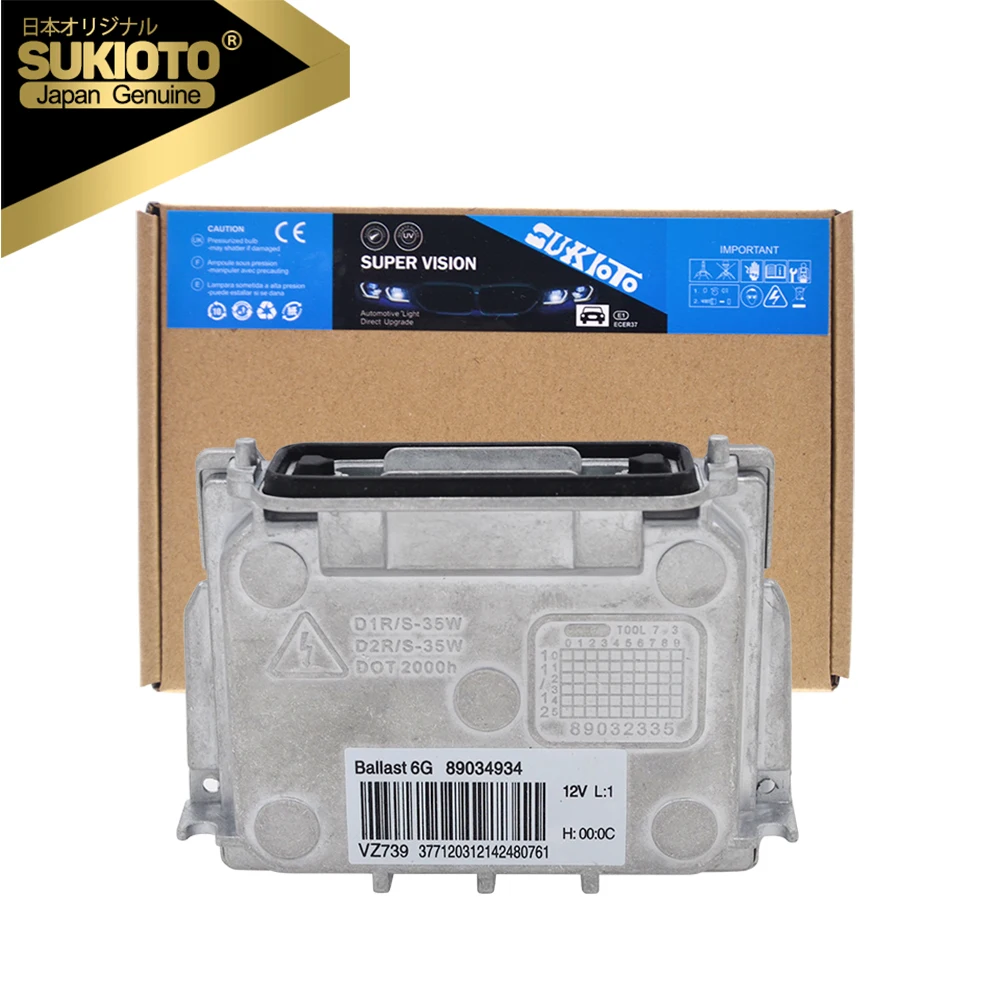 SUKIOTO Япония 100% новый 6G D1S HID блок управления балластом фары 89034934 4L0907391 D1R комплект