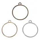 Круглые Подвески с цветочным прессом для самостоятельного изготовления ювелирных изделий, 10 шт.