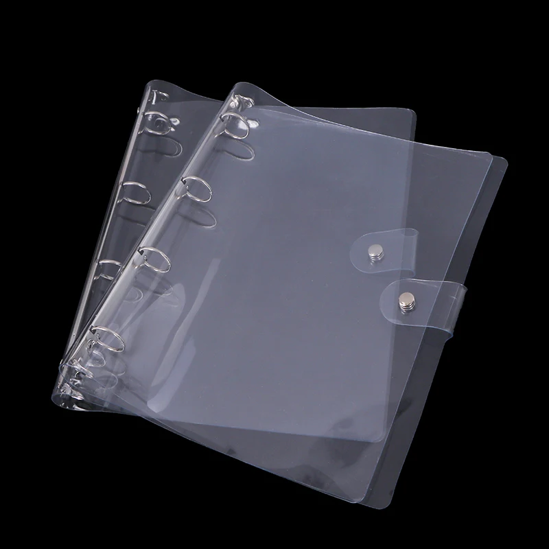 1 шт. прозрачная цветная пластиковая папка с зажимом для файлов записная книжка А4