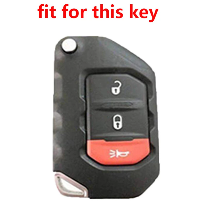 Чехол для смарт ключей с дистанционным управлением чехол брелок Jeep Wrangler JL JLU 2018