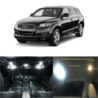 led interior car lights for audi q7 after 2012 room dome map reading foot door lamp error free 14pc