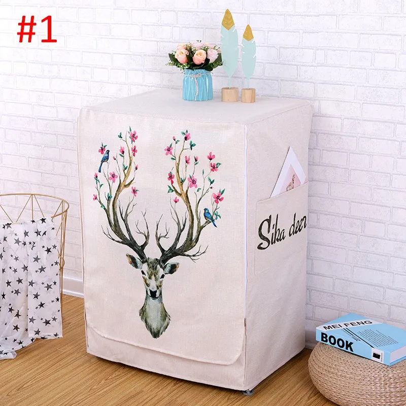 style1 Горячая стиральная машина Чехлы машины защитные пылезащитные куртки бытовые пылезащитные Чехлы бытовые принадлежности аксессуары - Цвет: style1