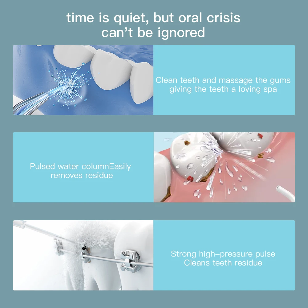 Ирригатор полости рта Azdent портативный ирригатор для с USB зарядкой|Ирригаторы рта|