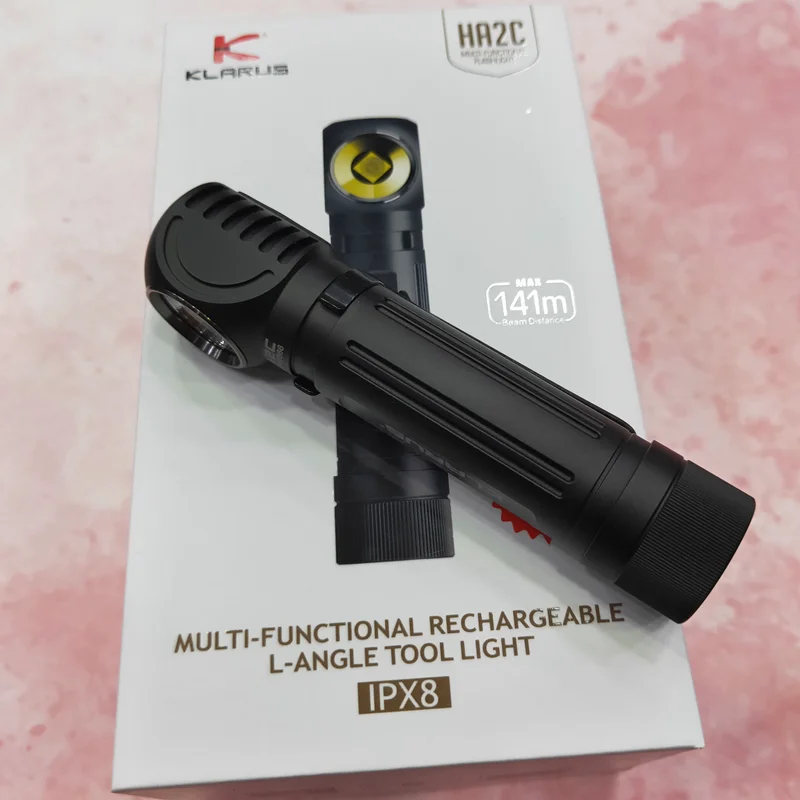 

KLARUS HA2C LED Headlight CREE XHP70.2 3200lumens Micro-USB Rechargeable Flashlight Tool Light Headlamp with 18650 Battery