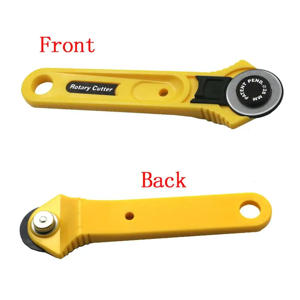 Роликовый нож 28 мм режущий Круглый резак для кожи и ткани аксессуары кожевенного