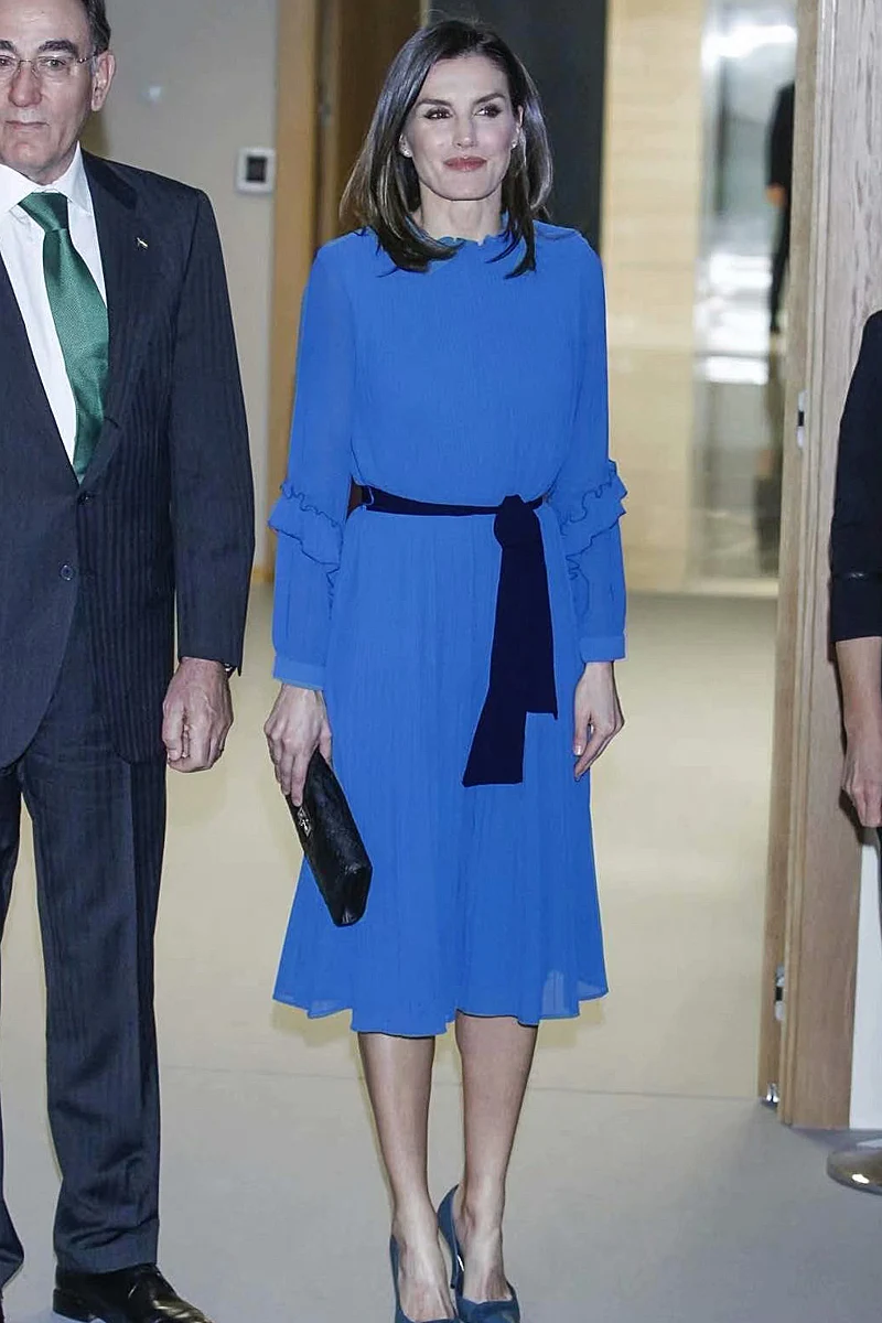 

Runway Gentlewoman High Quality Spring New Women'S Party Casual Workplace Vintage Elegant Fold Streamer Fashion Dress