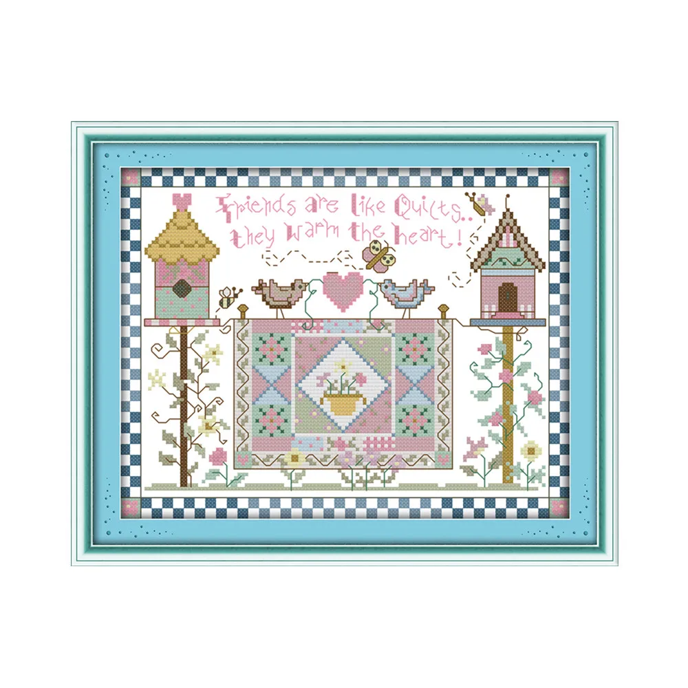 Набор для вышивки крестом love of The neighborhood aida 18ct 14ct 11ct тканевый комплект с