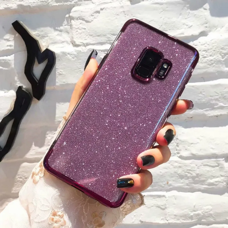 Мягкий силиконовый чехол из ТПУ с градиентом для Samsung Galaxy S8 S9 J4 J6 A6 A8 Plus 2018 J5 J7 A5 A3 A7