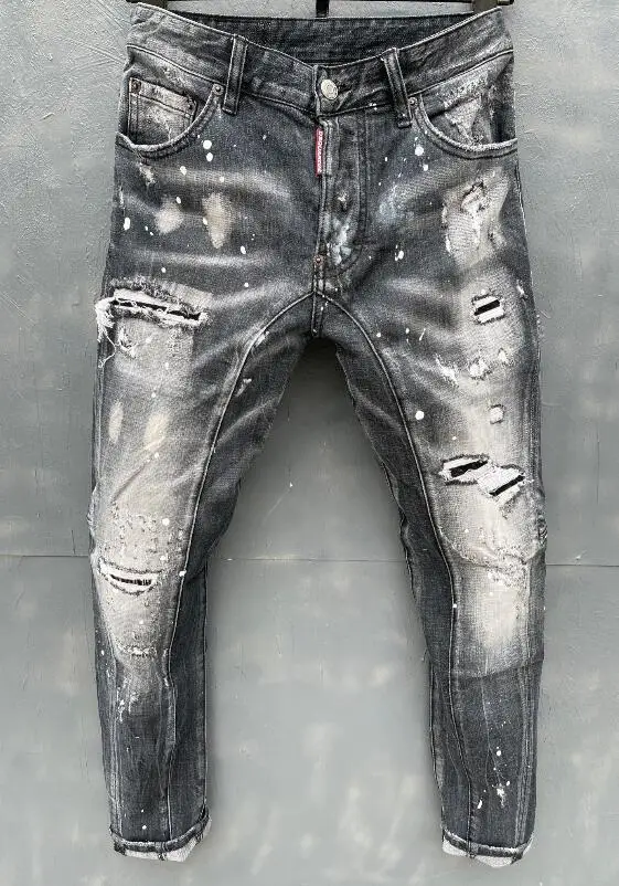 

Original ripped jeans for women classic,Authentic,DSQUARED2,Retro,Italian brand ,Top-Men Jeans,locomotive,Jogging jeans,clothes