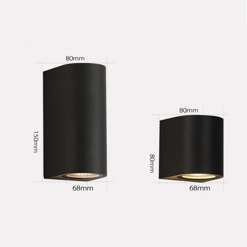 

Modern Wall Lights Minimalist Wall Lamp Aluminum Up and Down Lighting Sconce Wall Lights For Bedside Corridor Light Fixtures