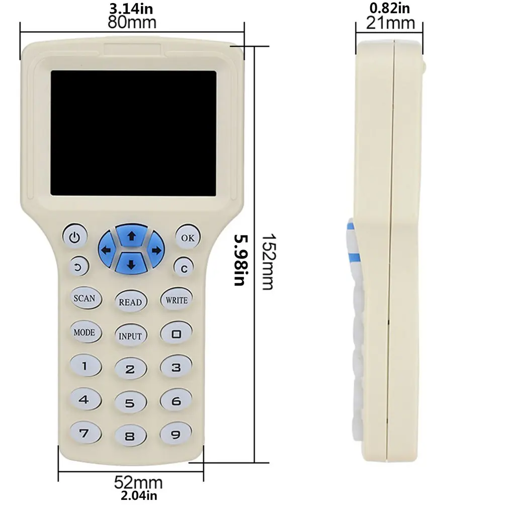 

New Arrival Full Frequency Access Card Full Decode Function Smart Card Key Machine RFID NFC Copier Reader Writer Duplicator