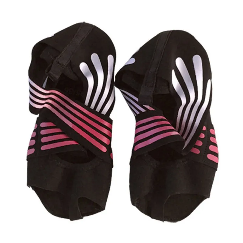 

Yoga Shoes Socks Non-Slip Fitness Ballet Pilates Indoor Yoga Sock Five Toe Dance Backless Ladies Professional Accessorie