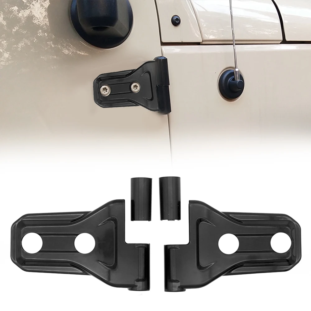 

Дверной шарнир Tirm Cover JL Wrangler, аксессуары для Jeep Wrangler JL и Unlimited 2018-2019 (черный)