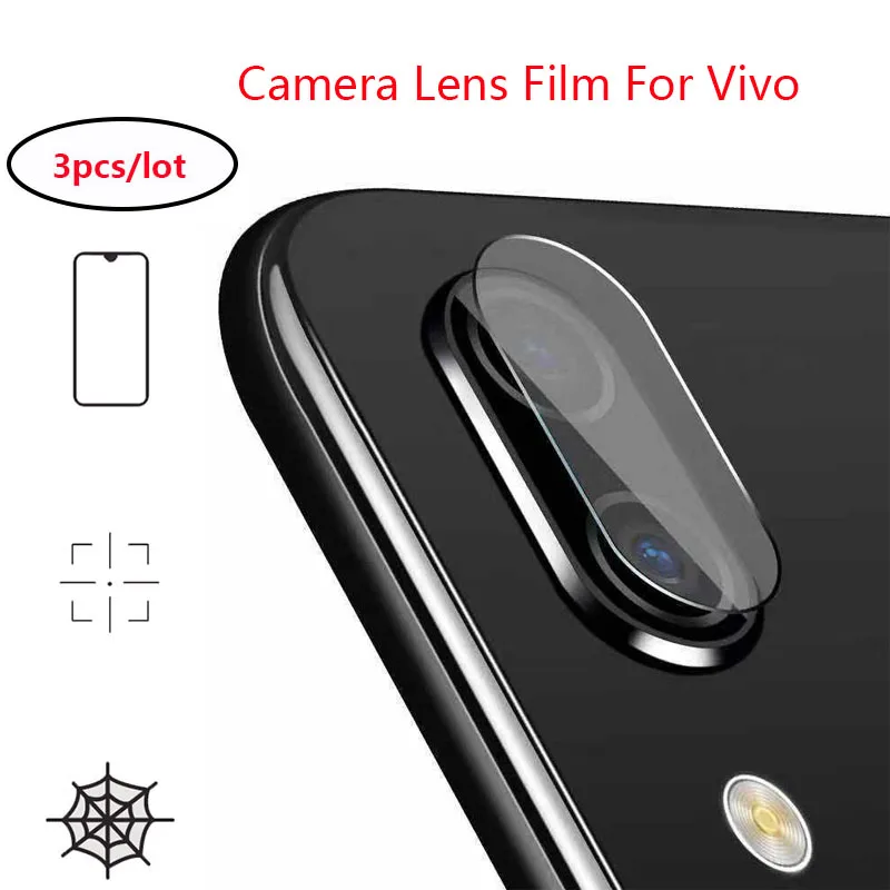 

3Pcs Back Camera Lens Film Protector For Vivo X30 X27Pro X23 X20Plus X21 Clear Protective Camera Lens Glass For Vivo X9S Plus