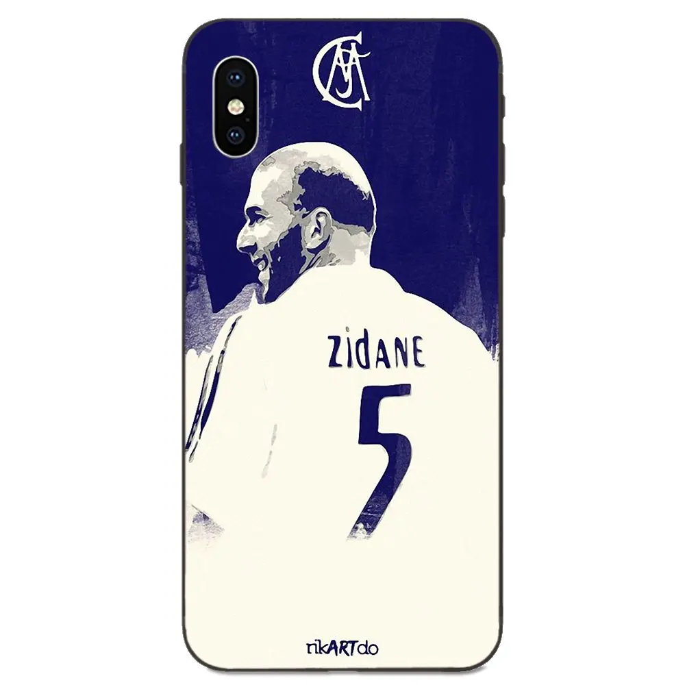 Зидан Футбол кожи тонкая Обложка для Galaxy A3 A5 A6 A6s A7 A8 A9 A10 A20E A30 A40 A50 A60 A70 A80 A90 плюс 2018 |