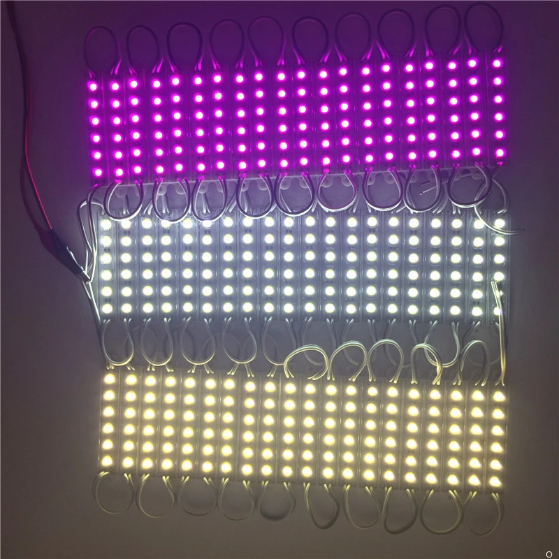 

Высокое качество! DC12V SMD5050 6-LED модули розовый белый Led mouldle светильники для рекламы вывески 20 шт./компл.