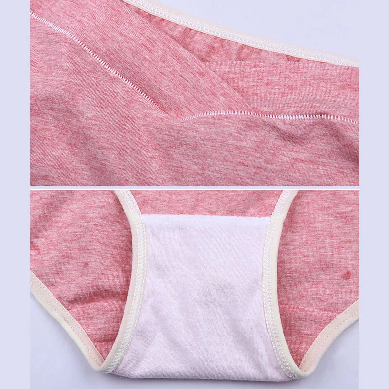 

Pregnant Panties Low Waist Underwear Seamless Soft Maternity Clothes Plus Size XXL Pregnancy Panties Solid Women Briefs