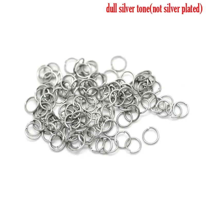 150 шт. открытые соединительные кольца из нержавеющей стали круглая фурнитура для